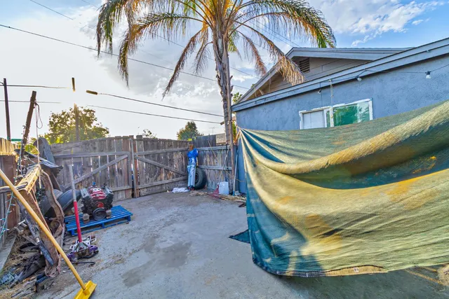 a view of outdoor space with seating