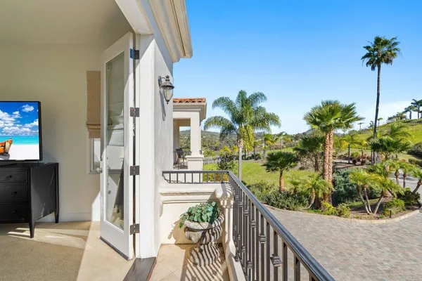 a view of balcony and patio