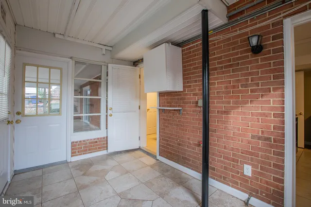 a utility room with a window dryer and washer