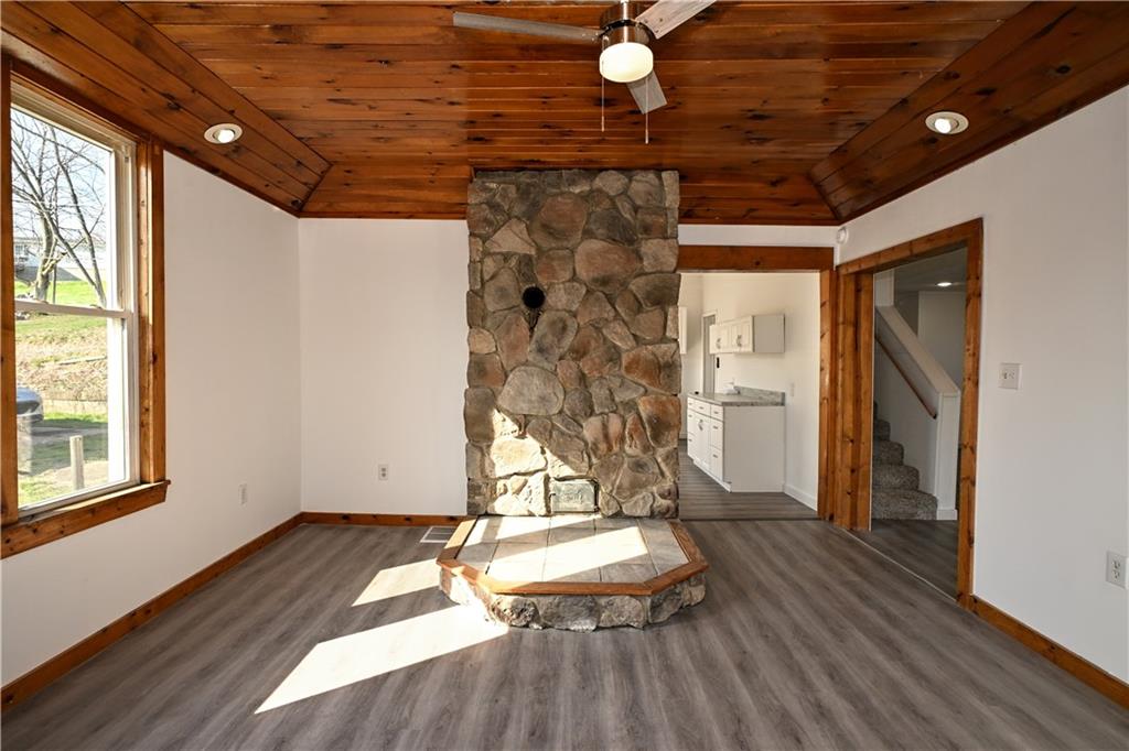 42 Kennedy Road Finleyville, PA 15332 - Photo 12 of 45 It is set up for woodburner installation