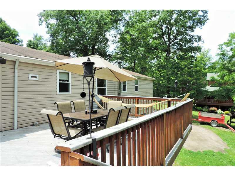 44 Profio Road McDonald, PA 15057 - Photo 19 of 24 Patio/Deck. The large rear deck overlooks the valley and is great for summer entertaining.