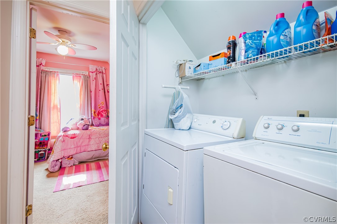 5501 Chestnut Bluff Road Midlothian, VA 23112 - Photo 26 of 33 a utility room with dryer and washer