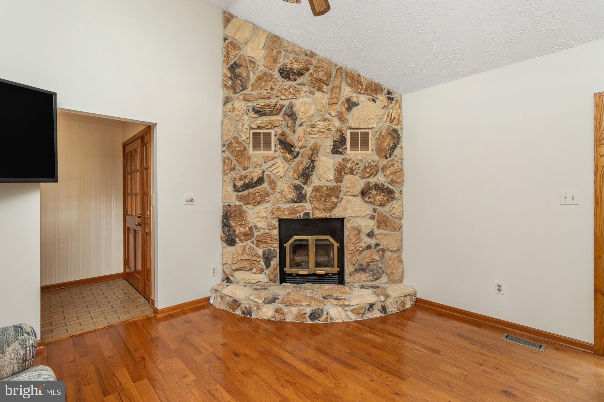 4116 Mt Carmel Road Upperco, MD 21155 - Photo 19 of 60 Living room fireplace/Wood burning
