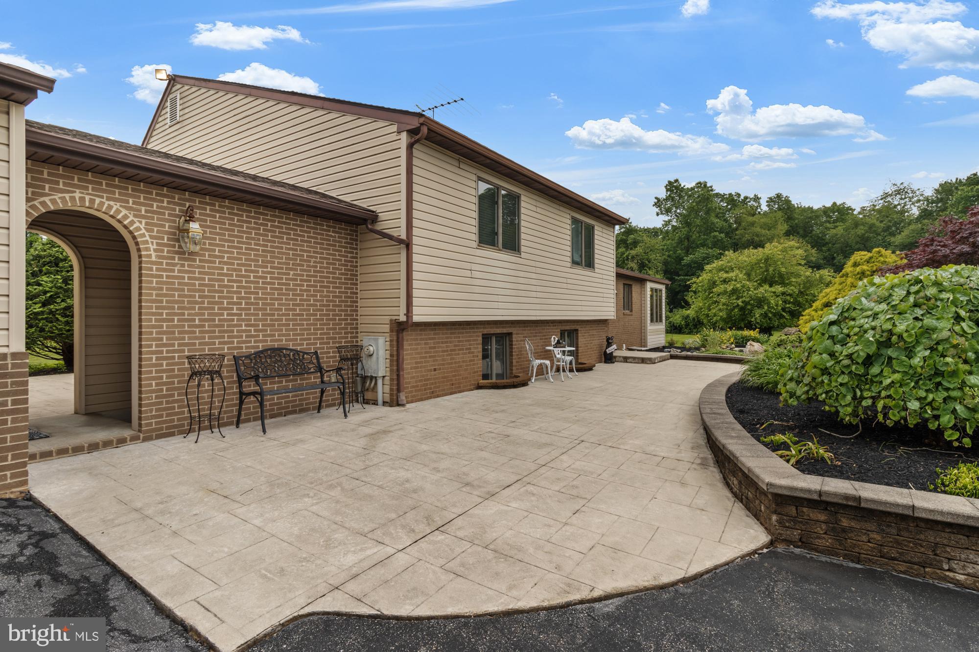 4116 Mt Carmel Road Upperco, MD 21155 - Photo 4 of 60 Stamped concrete/ Breezeway entry to in-law suite