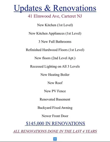 $700,000 | 41 Elmwood Avenue, Carteret, NJ 07008
