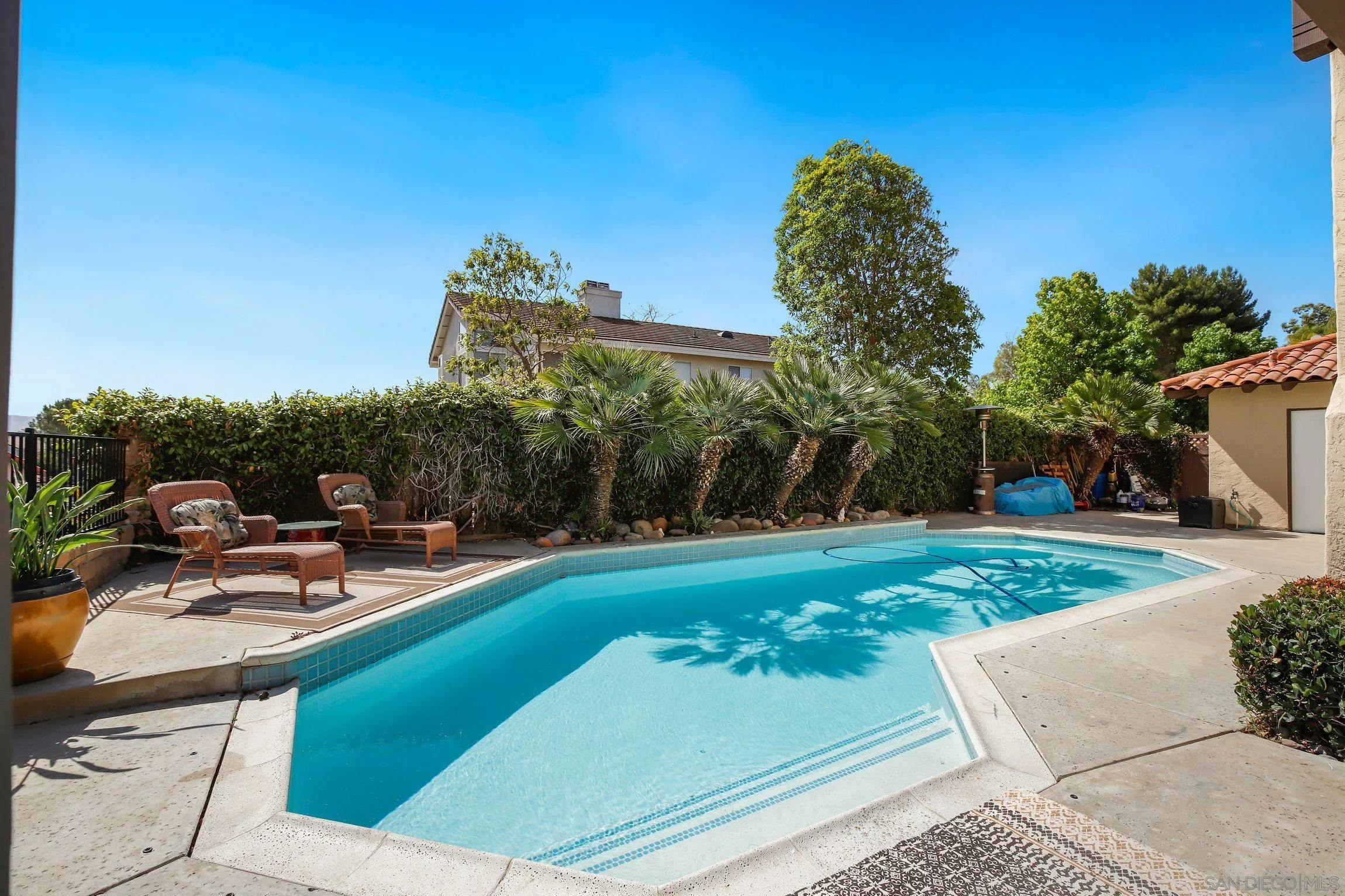 5080 Frazee Road Oceanside, CA 92057 - Photo 31 of 44 a view of a backyard with swimming pool