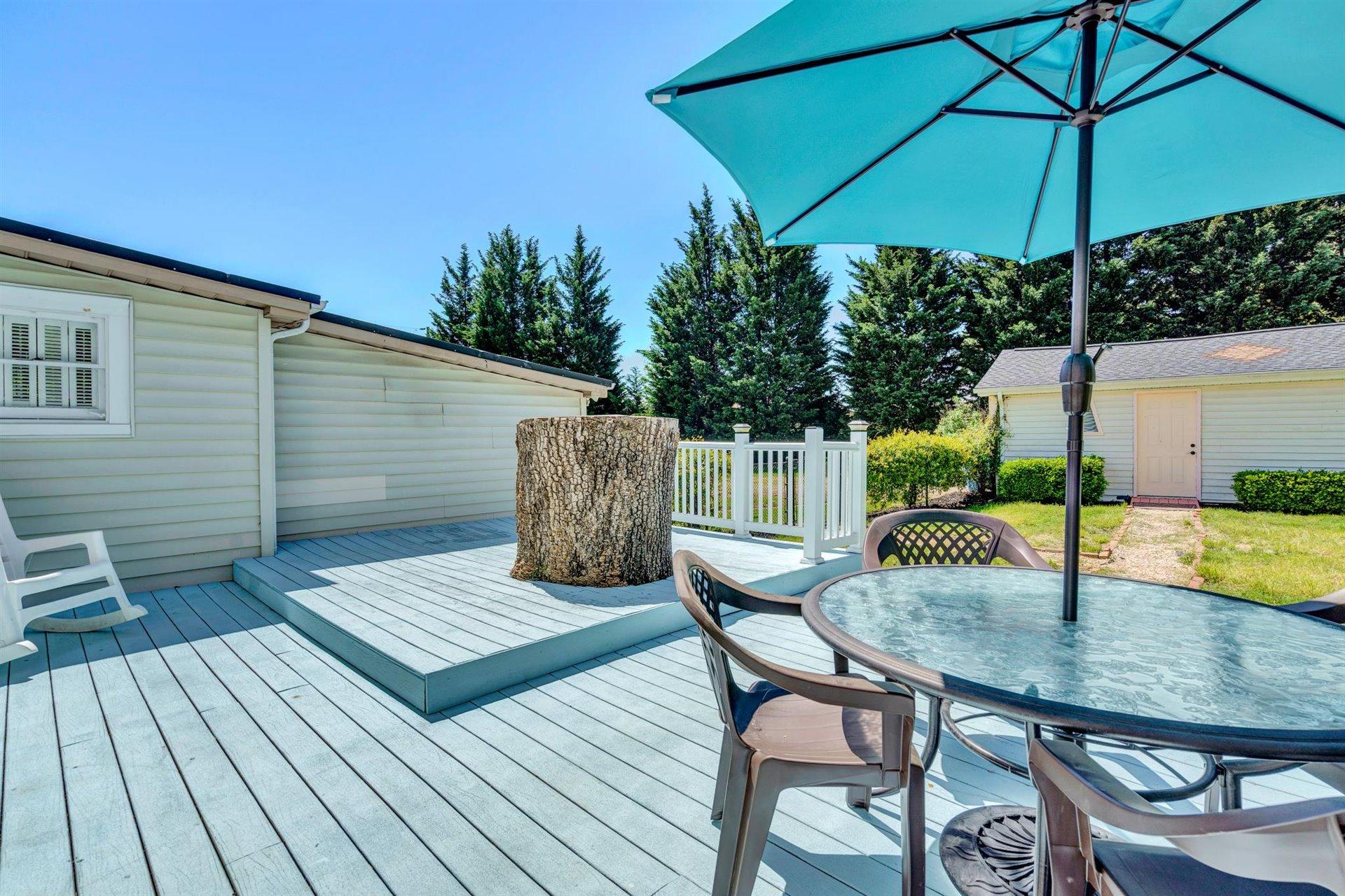 3840 Cove Road Roanoke, VA 24017 - Photo 34 of 47 a view of table and chairs under an umbrella