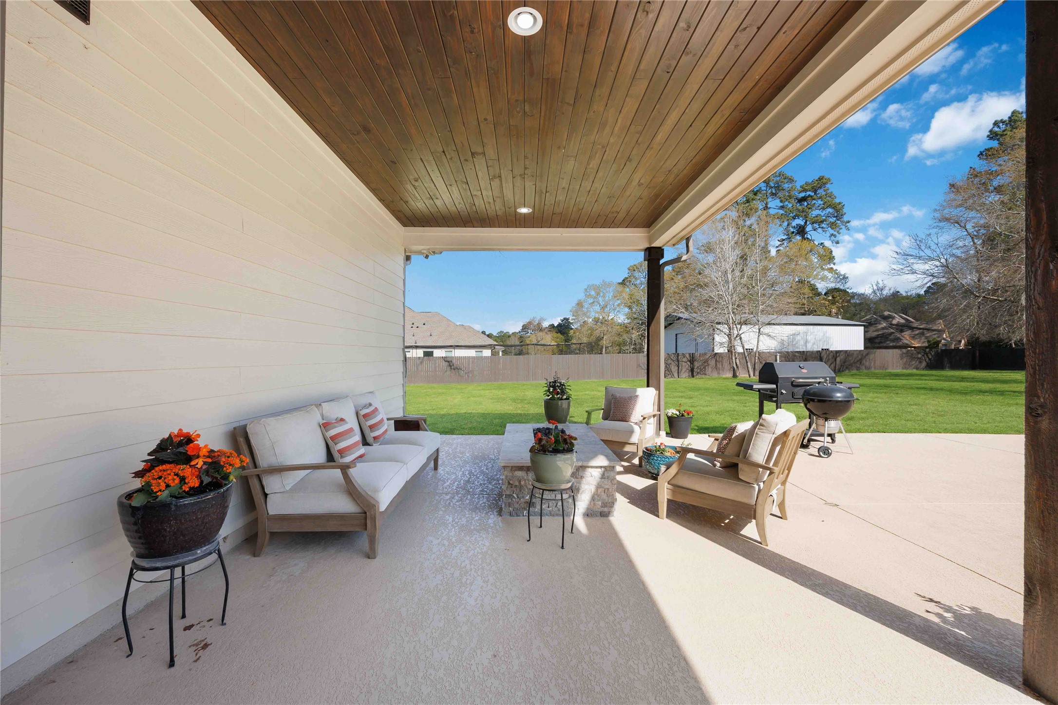 33510 Walnut Crossing Magnolia, TX 77355 - Photo 33 of 50 One of the multiple sitting areas in the backyard.
