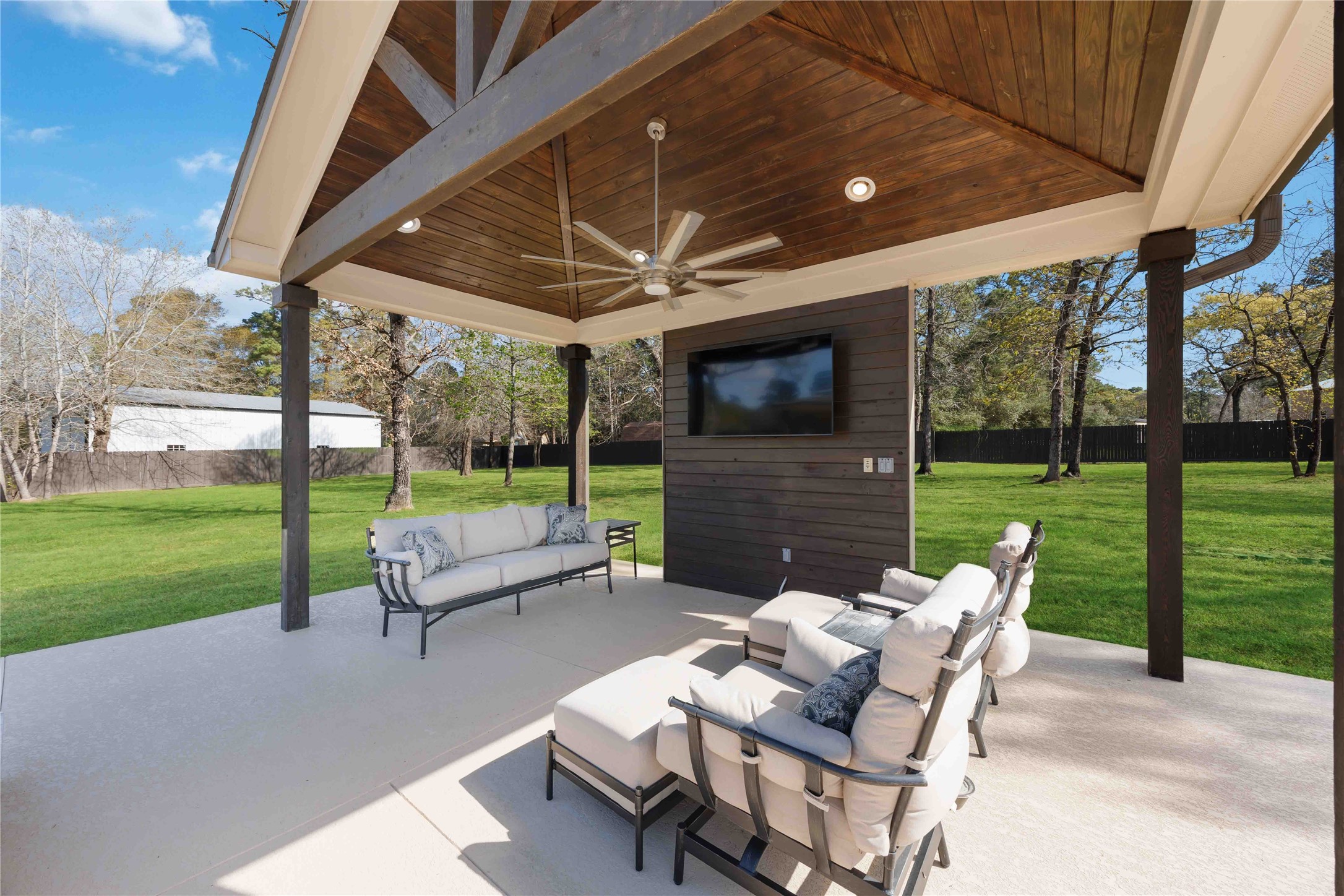 33510 Walnut Crossing Magnolia, TX 77355 - Photo 34 of 50 A beautifully positioned gazebo provides a versatile space to relax, entertain, and take in the outdoor setting.