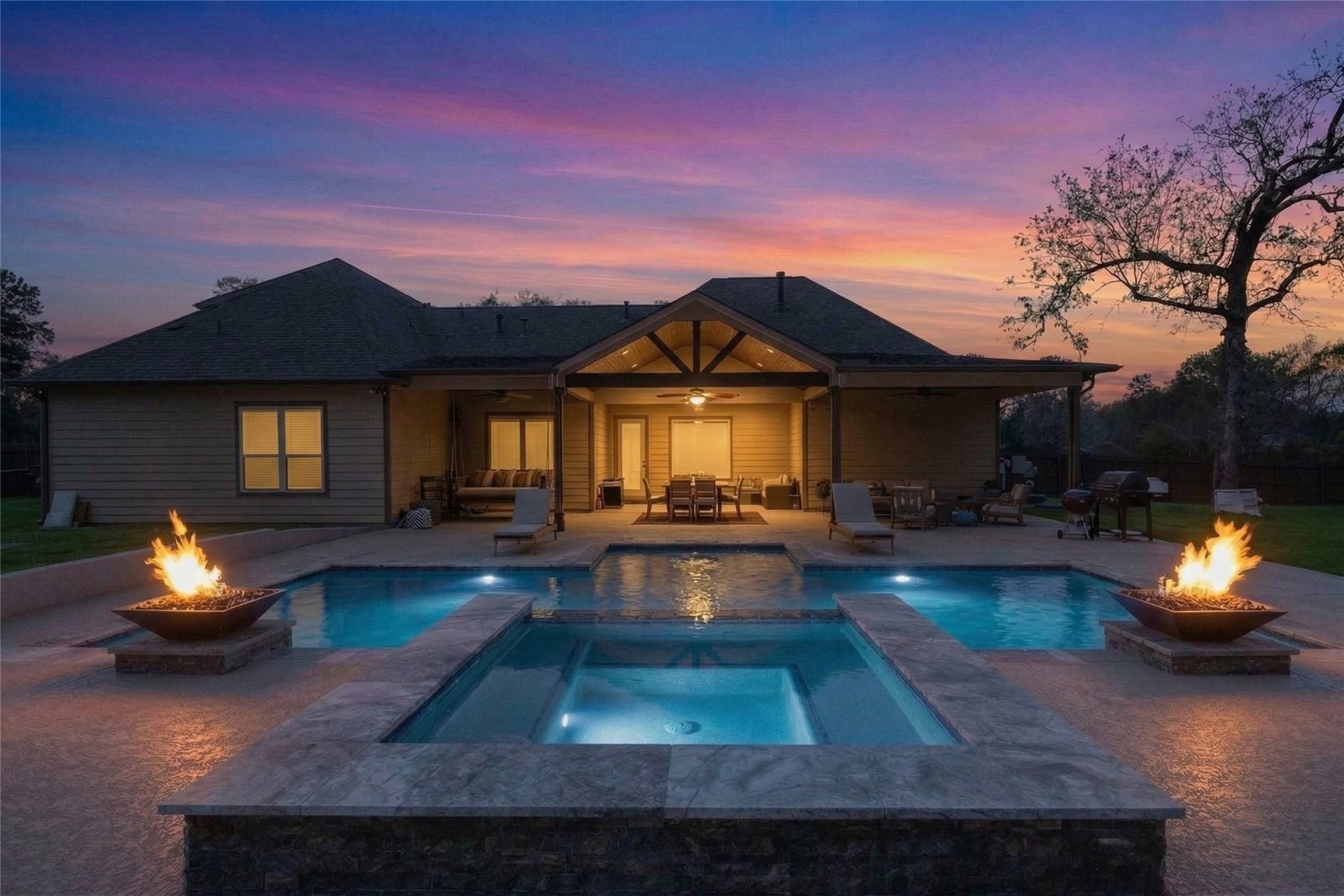 33510 Walnut Crossing Magnolia, TX 77355 - Photo 47 of 50 Imagine evenings spent unwinding beneath the stars in your own private outdoor retreat.