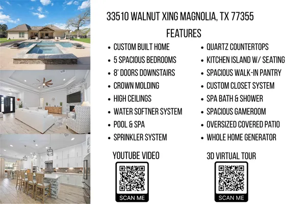 $1,000,000 | 33510 Walnut Crossing, Magnolia, TX 77355
