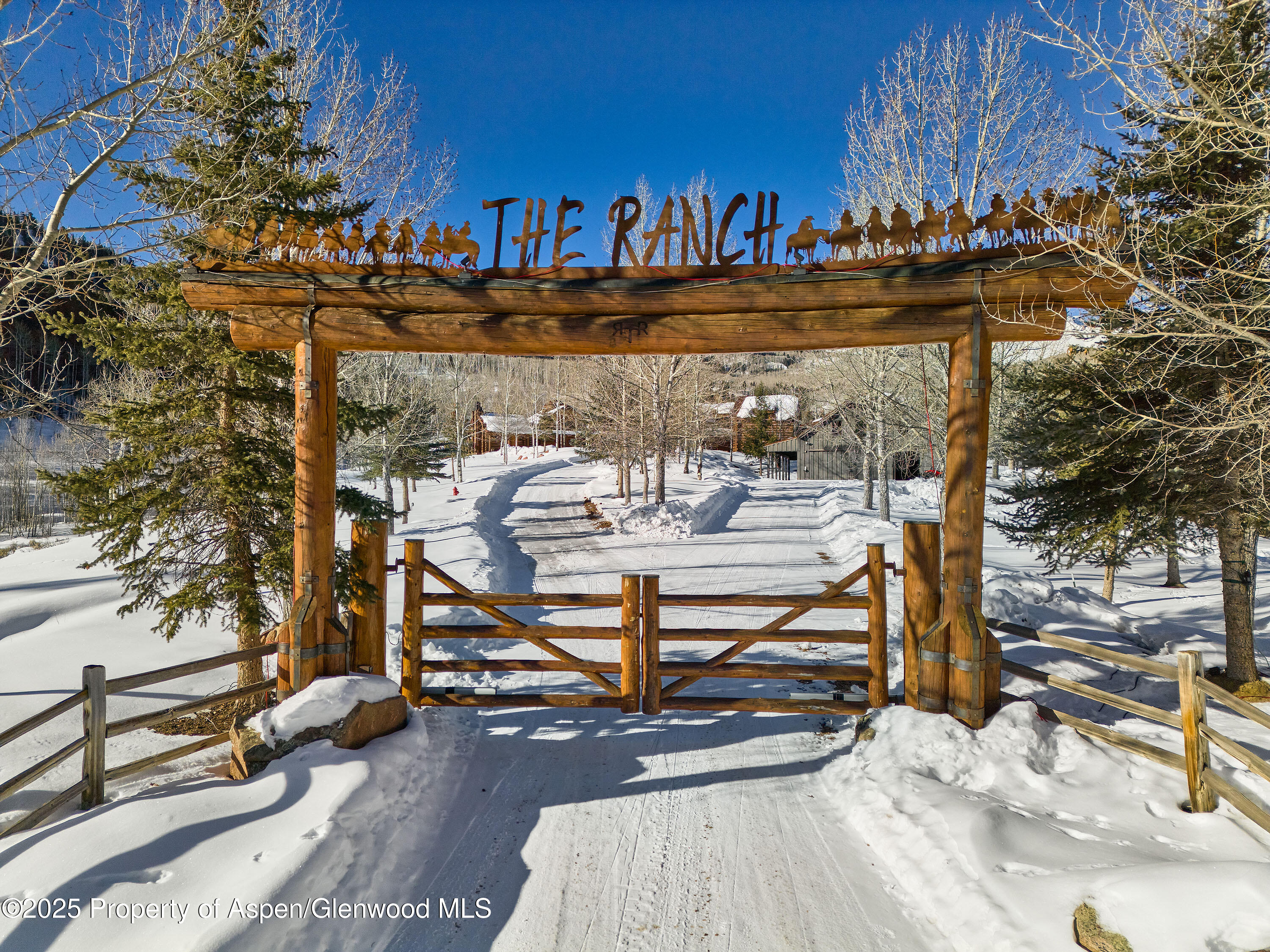 6855 Capitol Creek Road Snowmass, CO 81654 - Photo 5 of 41 Entrance Winter