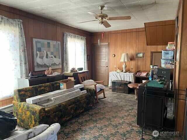 191 Mineral Road North Mineral, WA 98355 - Photo 15 of 32 a living room with furniture ceiling fan and a window