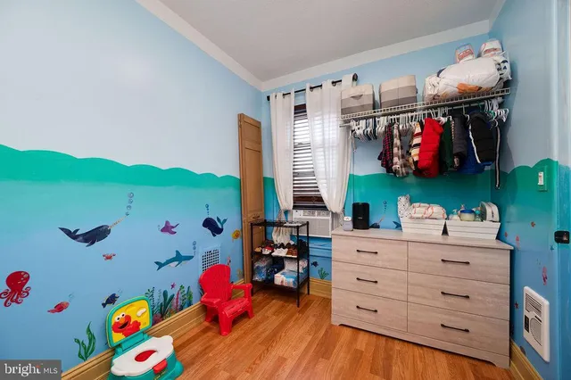 a view of wooden floor in a room