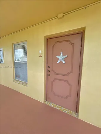 a view of a door