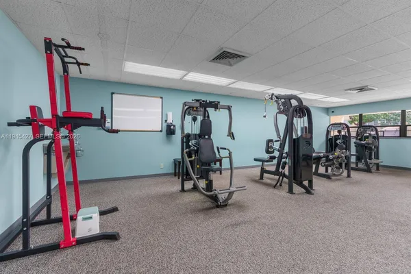 a view of gym