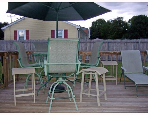 12 Asylum Road Warren, RI 02885 - Photo 10 of 12 Patio/Deck. Spacious Deck for Entertaining Overlooking Private Fenced Yard