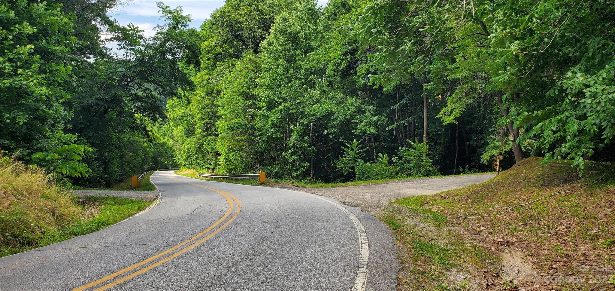 2440 Alfred Hartley Road Lenoir, NC 28645 - Photo 3 of 17 a view of a street with a yard and large trees
