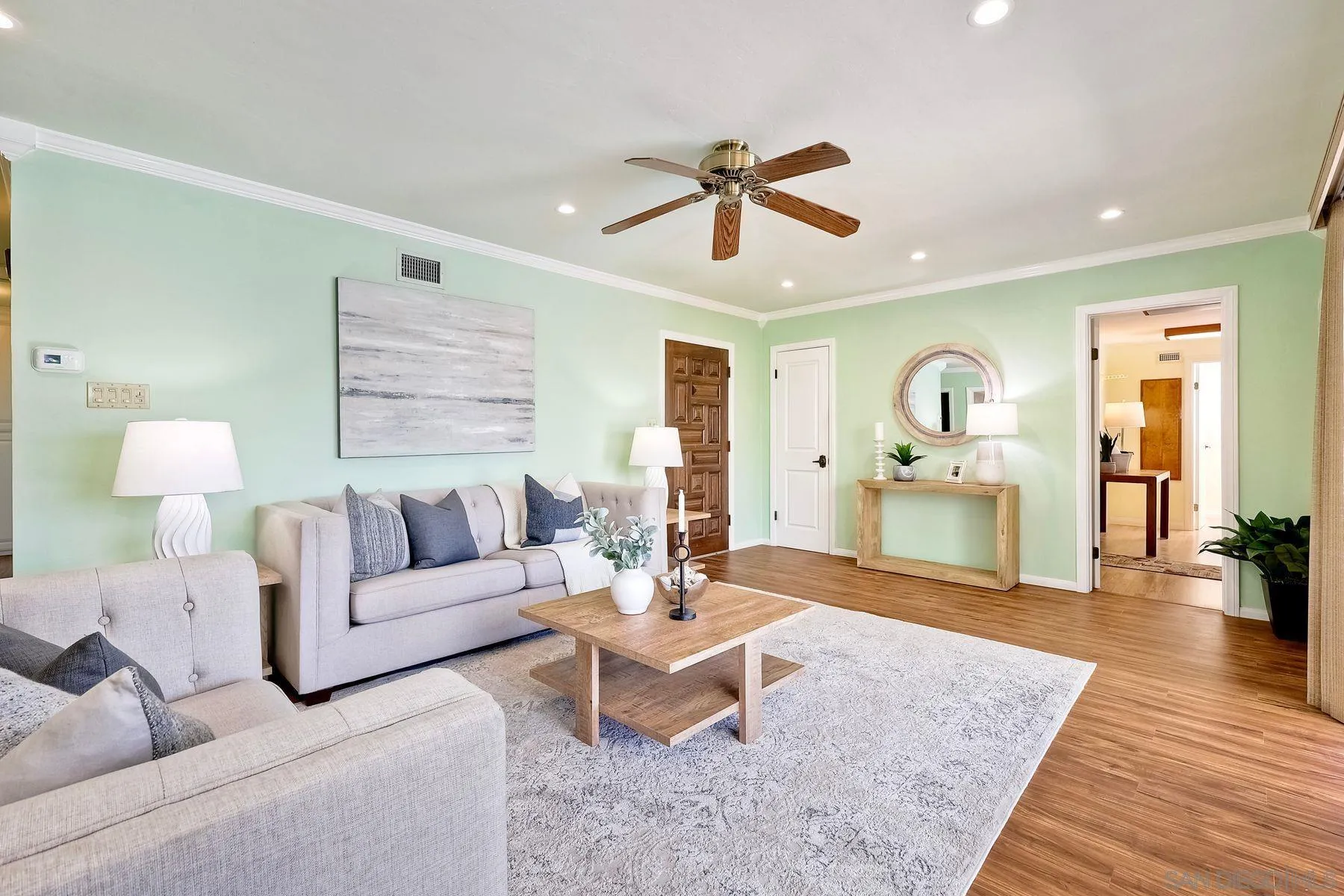 1346 Pepper Villa Drive El Cajon, CA 92021 - Photo 4 of 25 a living room with furniture and a wooden floor