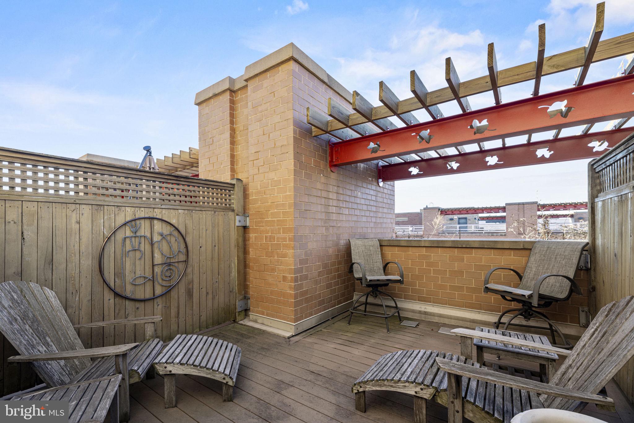 616 E Street Northwest, Unit 1152 Washington, DC 20004 - Photo 32 of 92 Private Rooftop Patio with lots of Social Space