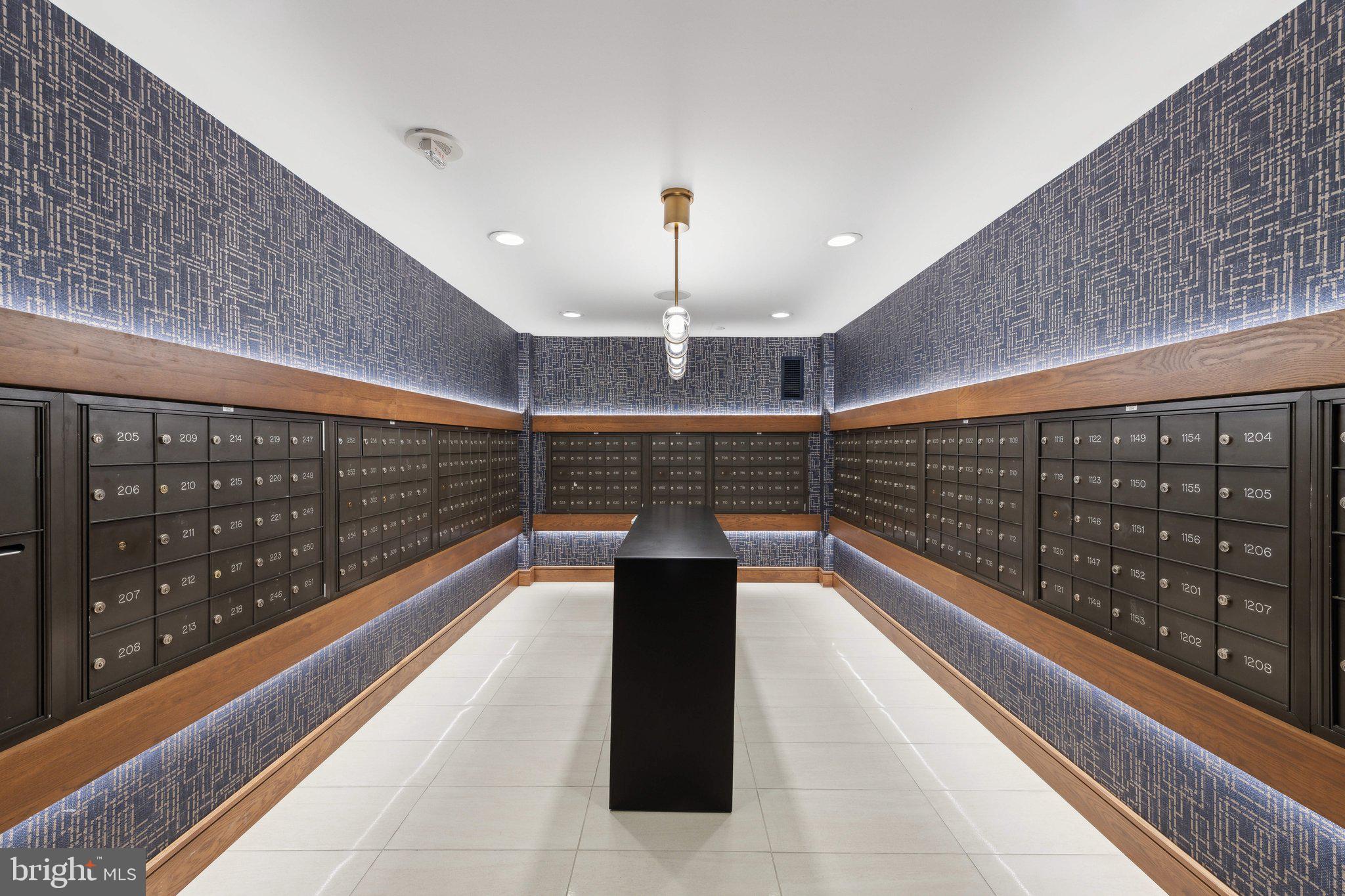 616 E Street Northwest, Unit 1152 Washington, DC 20004 - Photo 45 of 92 Mail Room with Package Delivery Alerts