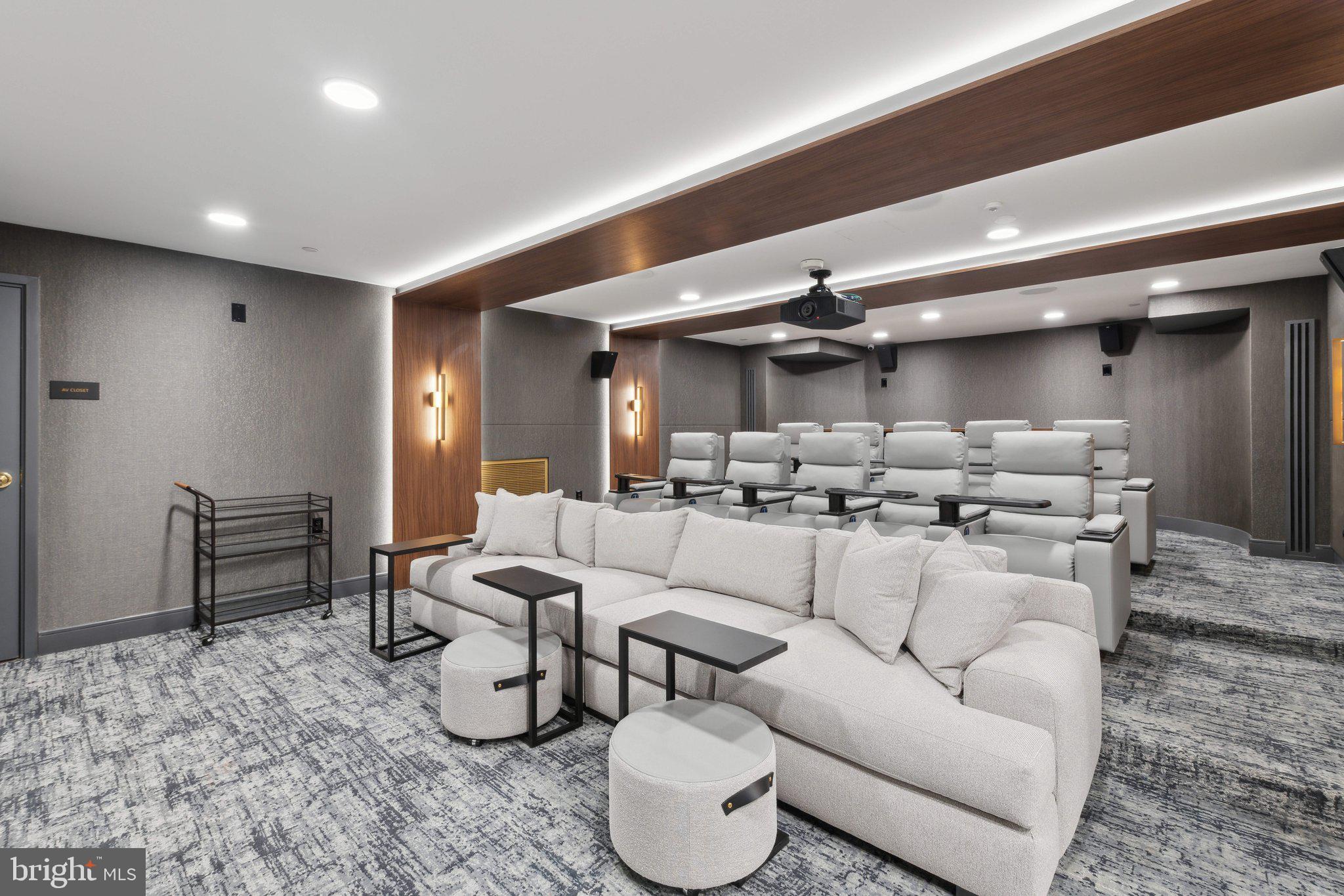 616 E Street Northwest, Unit 1152 Washington, DC 20004 - Photo 49 of 92 Theatre Room with Community Films and Events