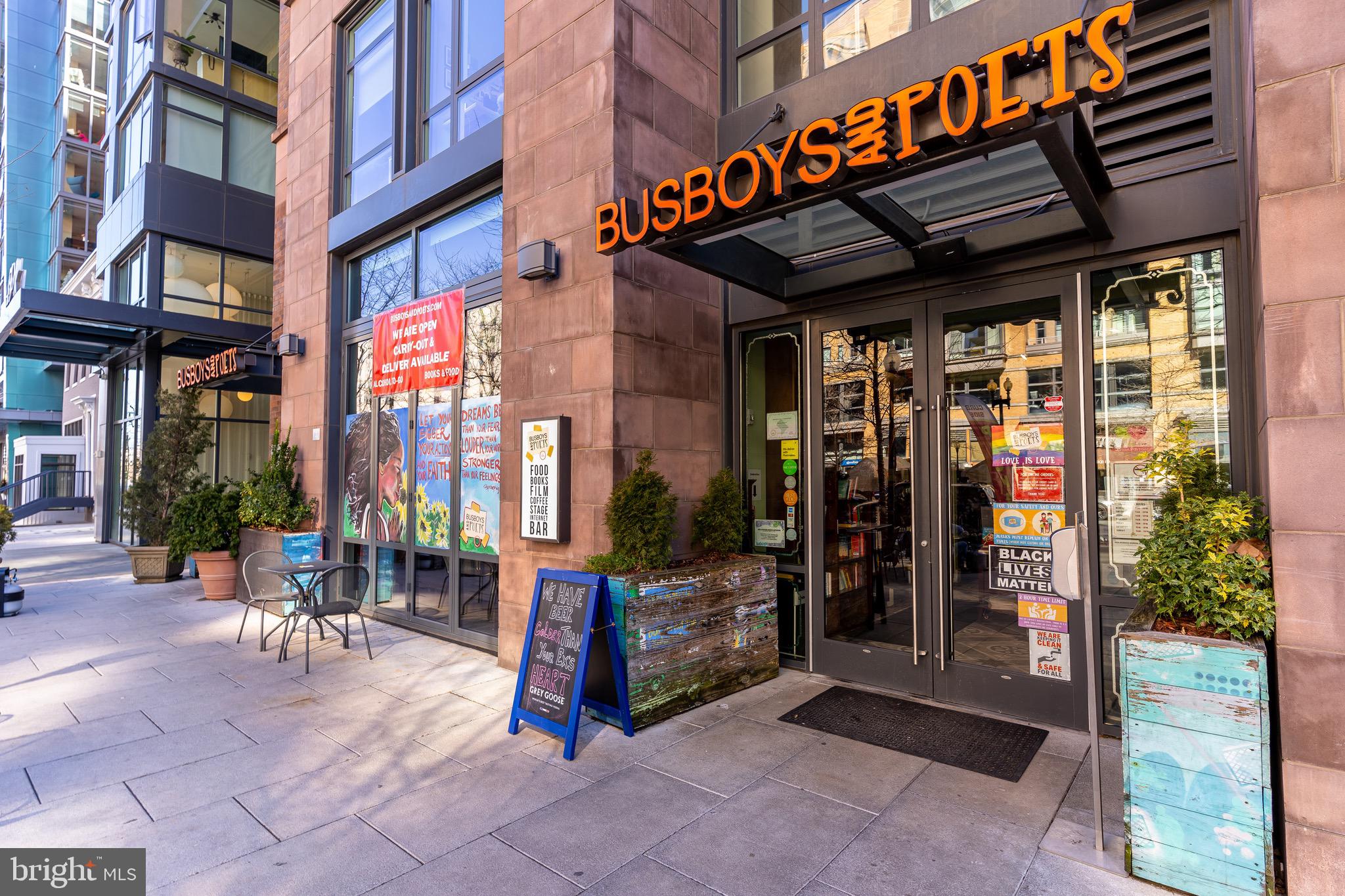 616 E Street Northwest, Unit 1152 Washington, DC 20004 - Photo 89 of 92 DC Icon Busboys & Poets Bookshop is 10mins away