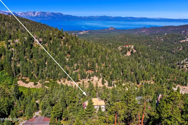 a view of a city and mountains
