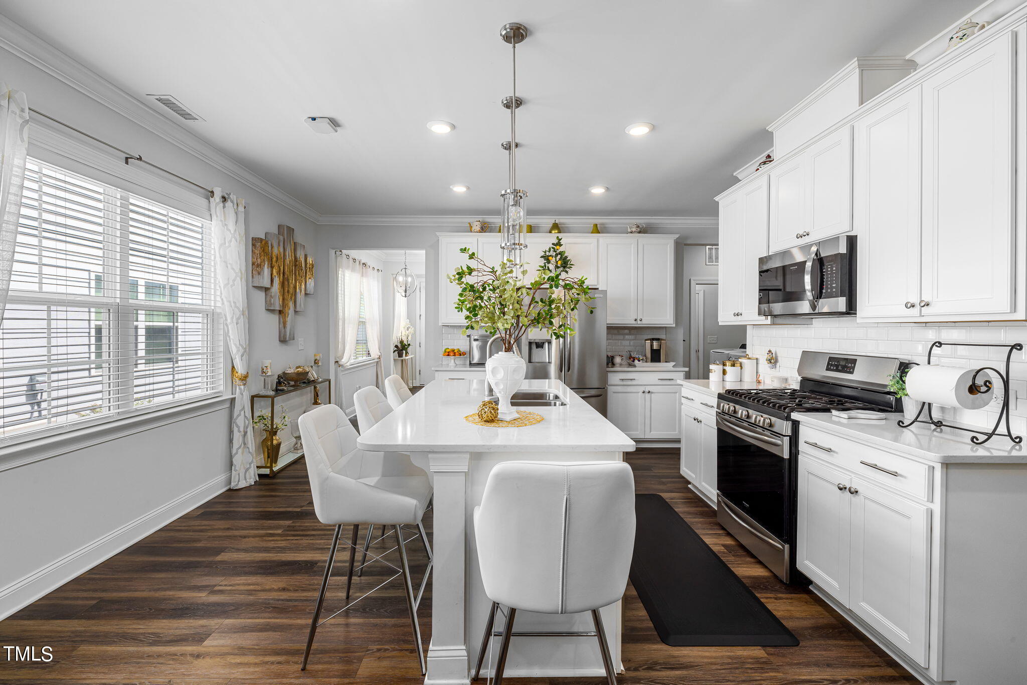 262 Mahogany Run Raleigh, NC 27610 - Photo 12 of 38 Full view of Kitchen Area- Stunning area!