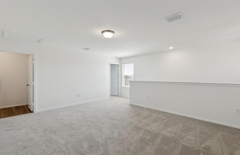 828 Springwell Drive Princeton, TX 75407 - Photo 12 of 17 *Floorplan representation, not actual home - Spacious game room on second level