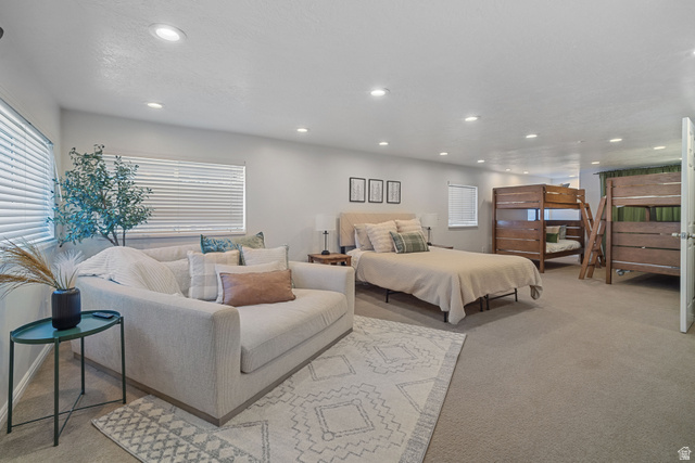 4426 South 3035 East Holladay, UT 84124 - Photo 21 of 49 Carpeted bedroom featuring recessed lighting