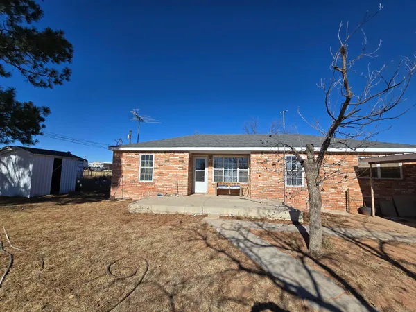 a view of a house with a patio