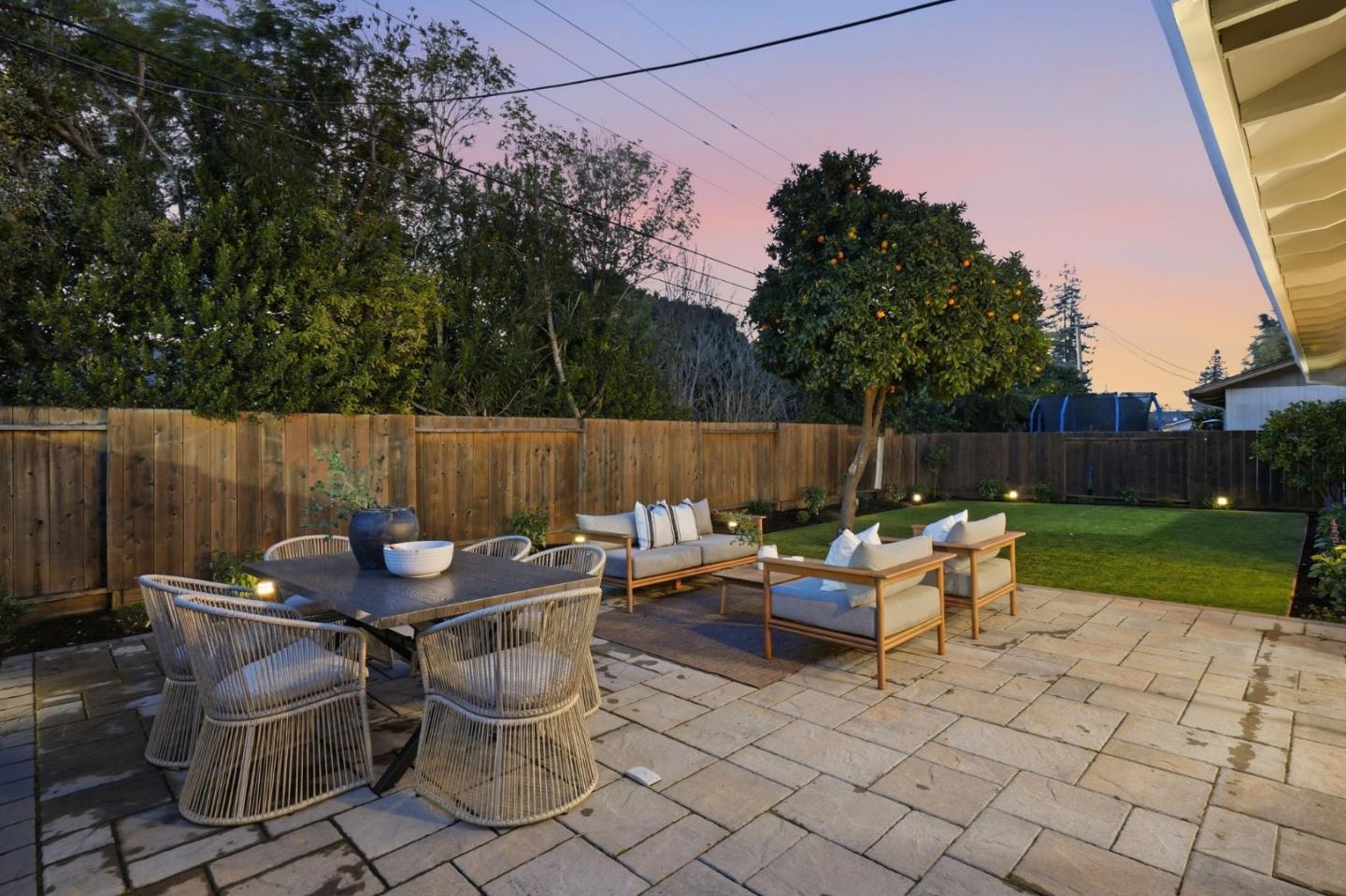 882 San Rafael Avenue Mountain View, CA 94043 - Photo 42 of 50 a backyard of a house with outdoor seating