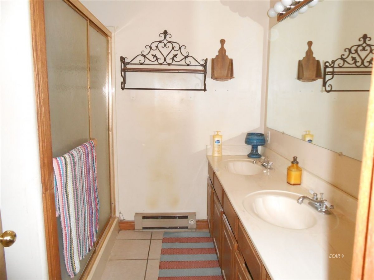 9039 Ruby Valley Road Spring Creek, NV 89815 - Photo 38 of 47 a bathroom with a sink a mirror and shower