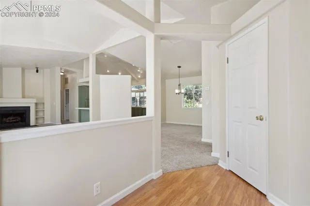 wooden floor in an empty room