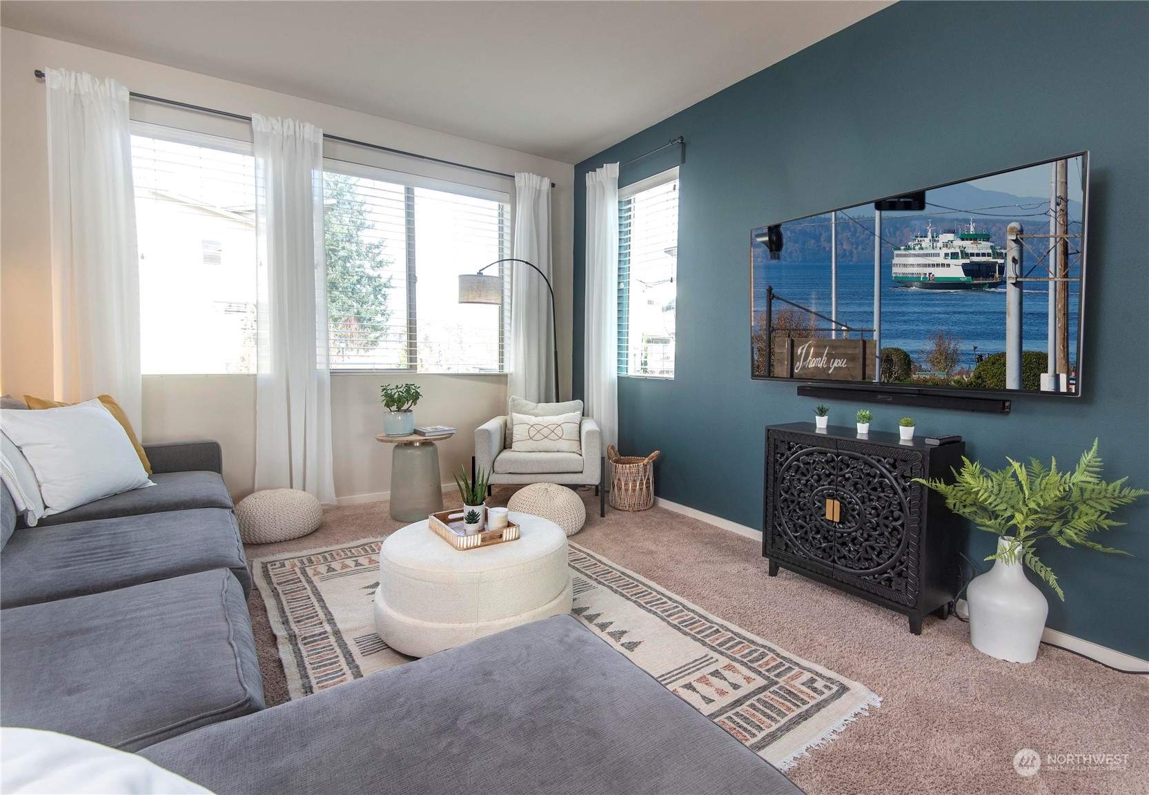 4525 Northeast 3rd Lane Renton, WA 98059 - Photo 12 of 26 a living room with furniture potted plant and window