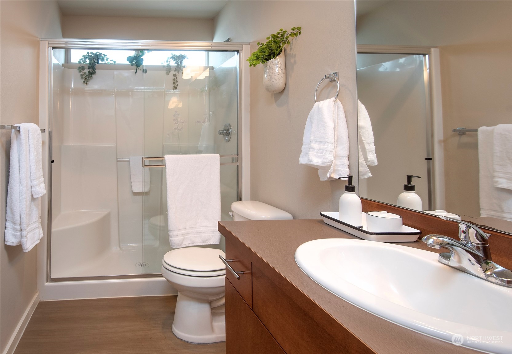 4525 Northeast 3rd Lane Renton, WA 98059 - Photo 23 of 26 a bathroom with a sink toilet and shower
