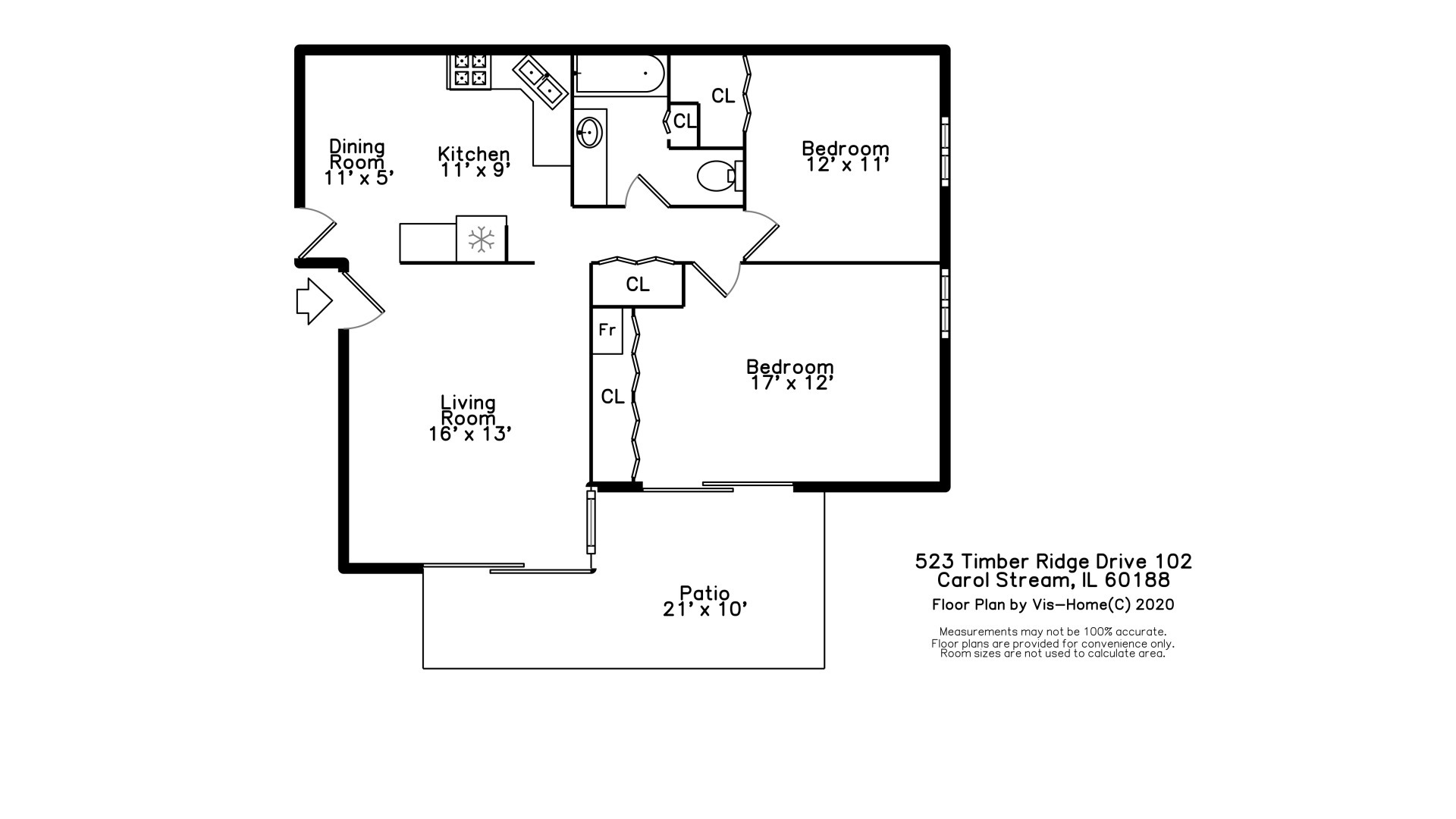 523 Timber Ridge Drive, Unit 102 Carol Stream, IL 60188 - Photo 13 of 15