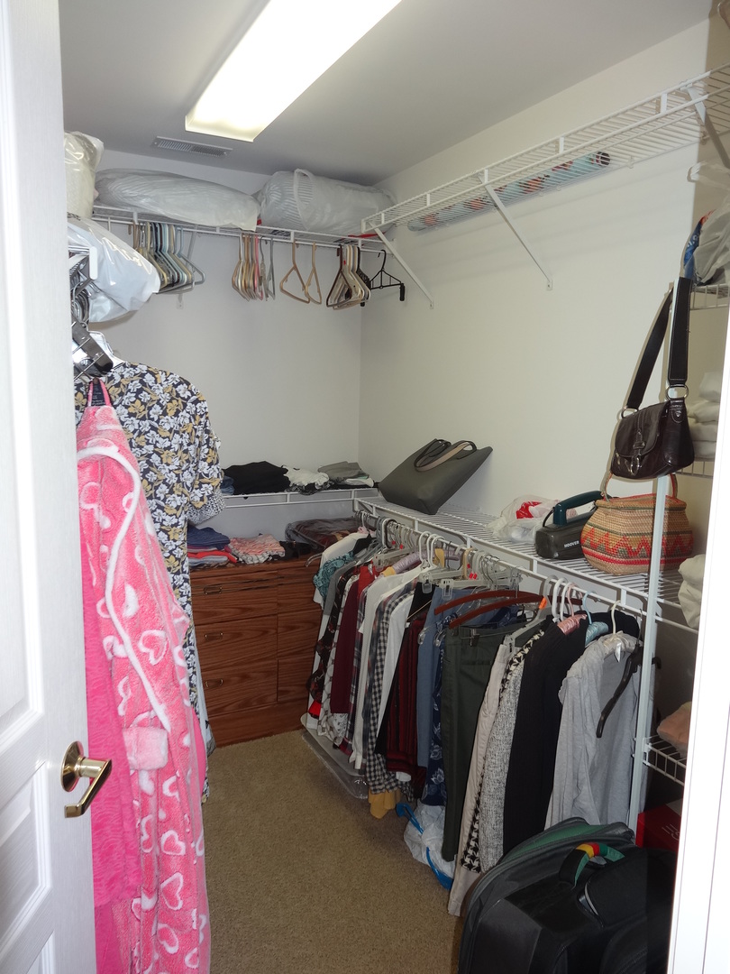 13528 Nealy Road Huntley, IL 60142 - Photo 27 of 39 a view of walk in closet with clothes and shoes