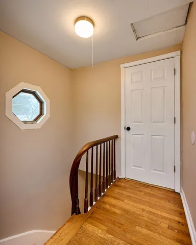 a view of a livingroom with a staircase