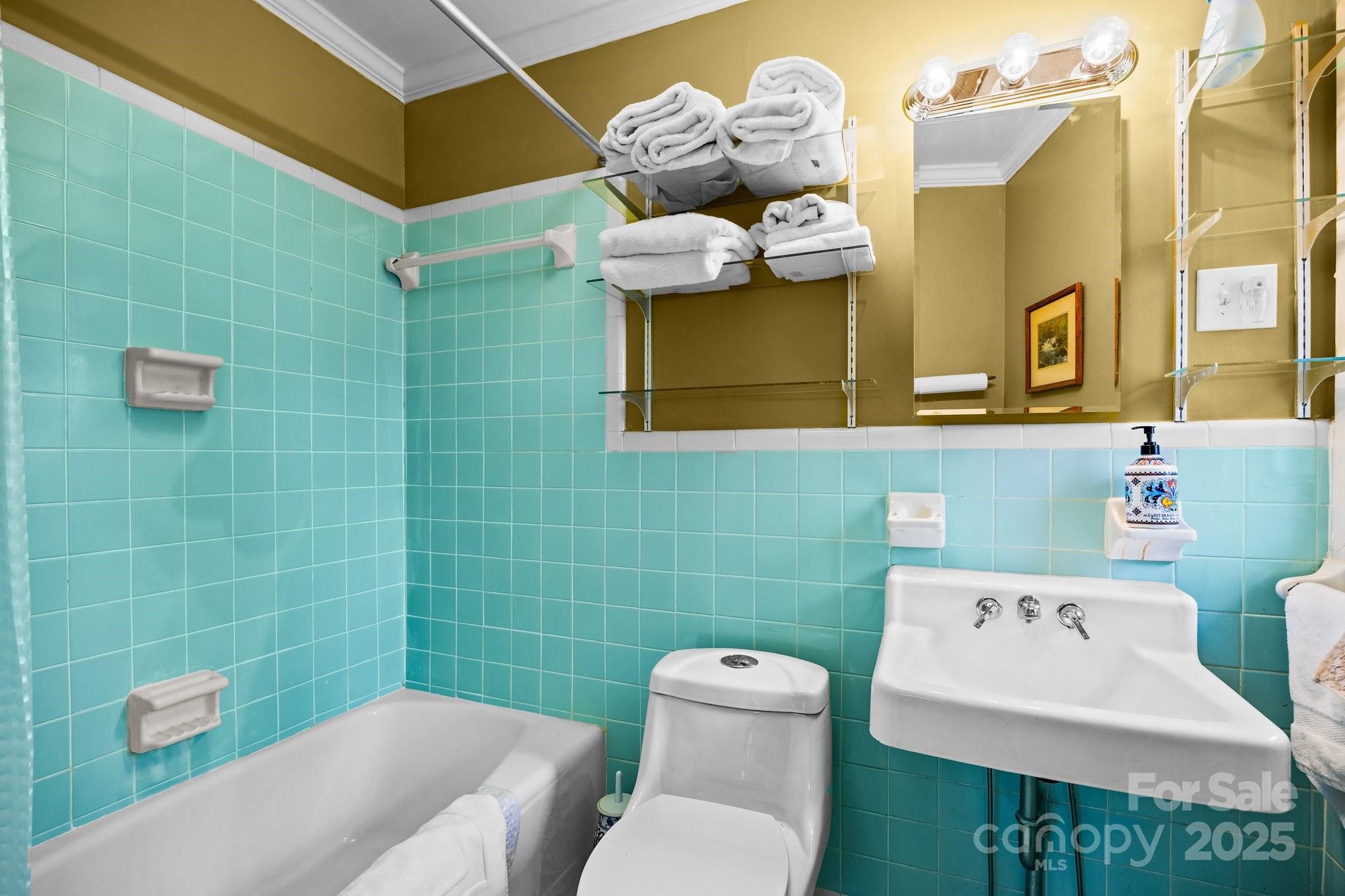 457 Overlook Drive Spruce Pine, NC 28777 - Photo 22 of 33 a bathroom with a toilet sink and mirror