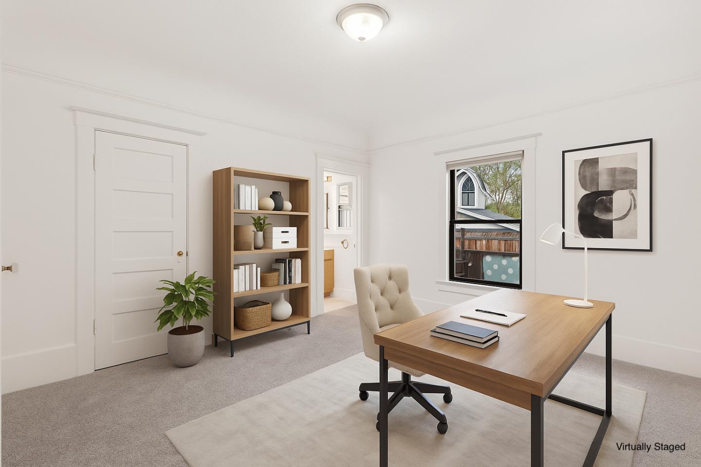 17 Oak Street Los Altos, CA 94022 - Photo 8 of 9 a workspace with furniture and window