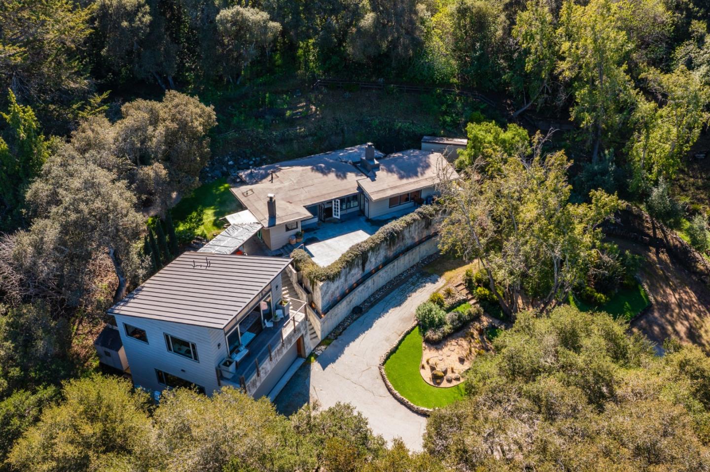 60 Los Ositos Road Carmel Valley, CA 93924 - Photo 1 of 47 an aerial view of a house having yard