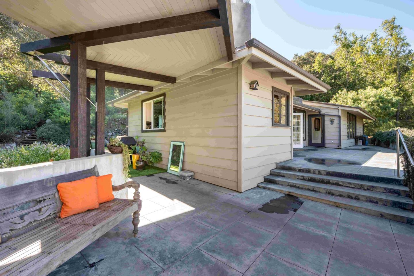 60 Los Ositos Road Carmel Valley, CA 93924 - Photo 21 of 47 a backyard of a house with outdoor seating
