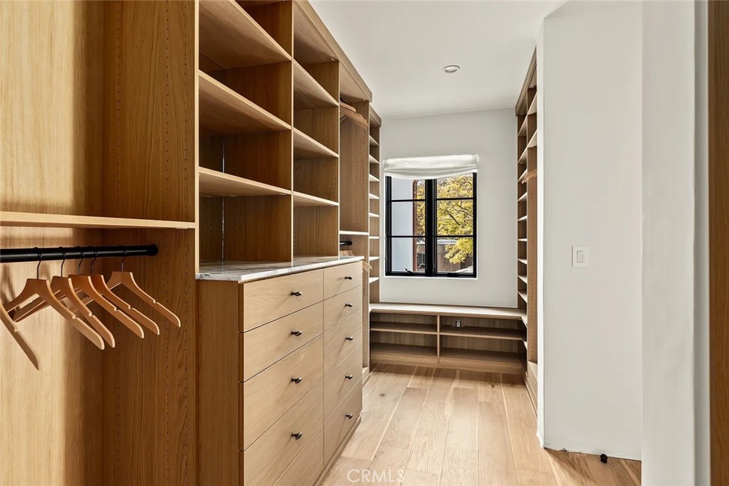 738 San Lorenzo Street Santa Monica, CA 90402 - Photo 30 of 50 a view of walk in closet with empty racks