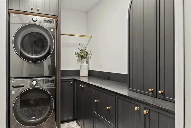 a view of a house with swimming pool and a porch with furniture