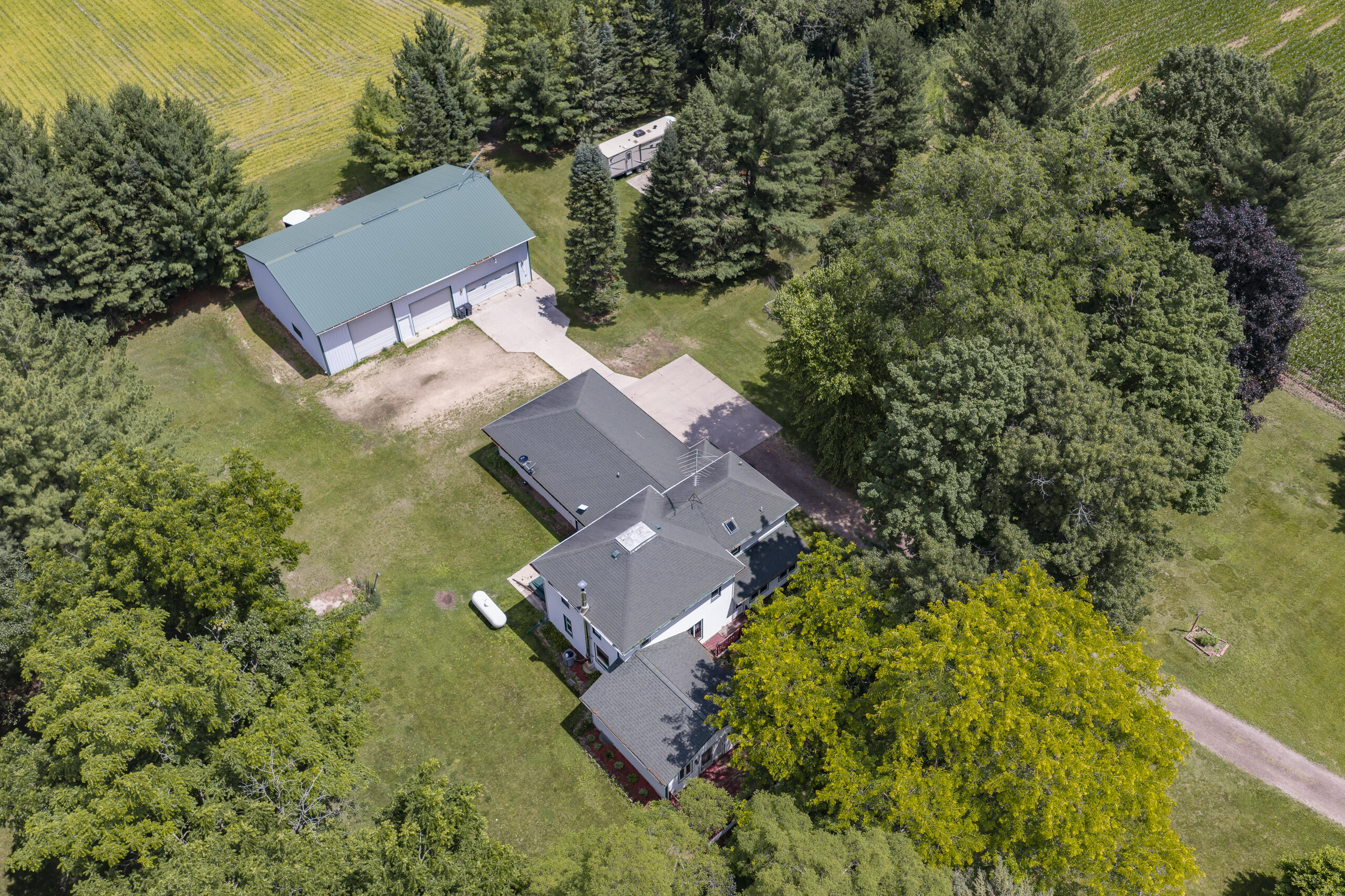 W3504 Conlon Road Hampden, WI 53925 - Photo 51 of 56 Aerial View