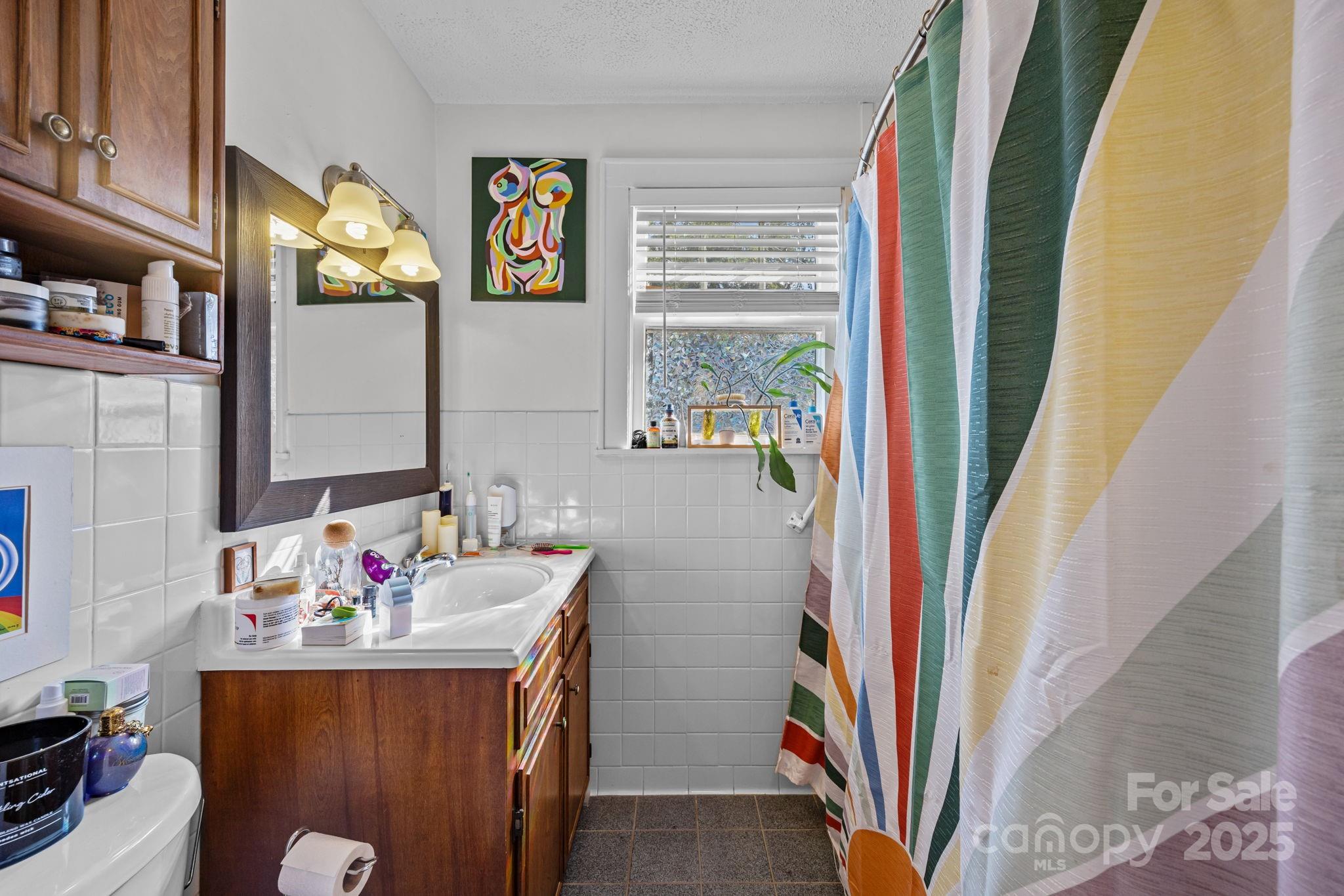 495 Fairview Road Asheville, NC 28803 - Photo 39 of 41 a bathroom with a sink and a mirror