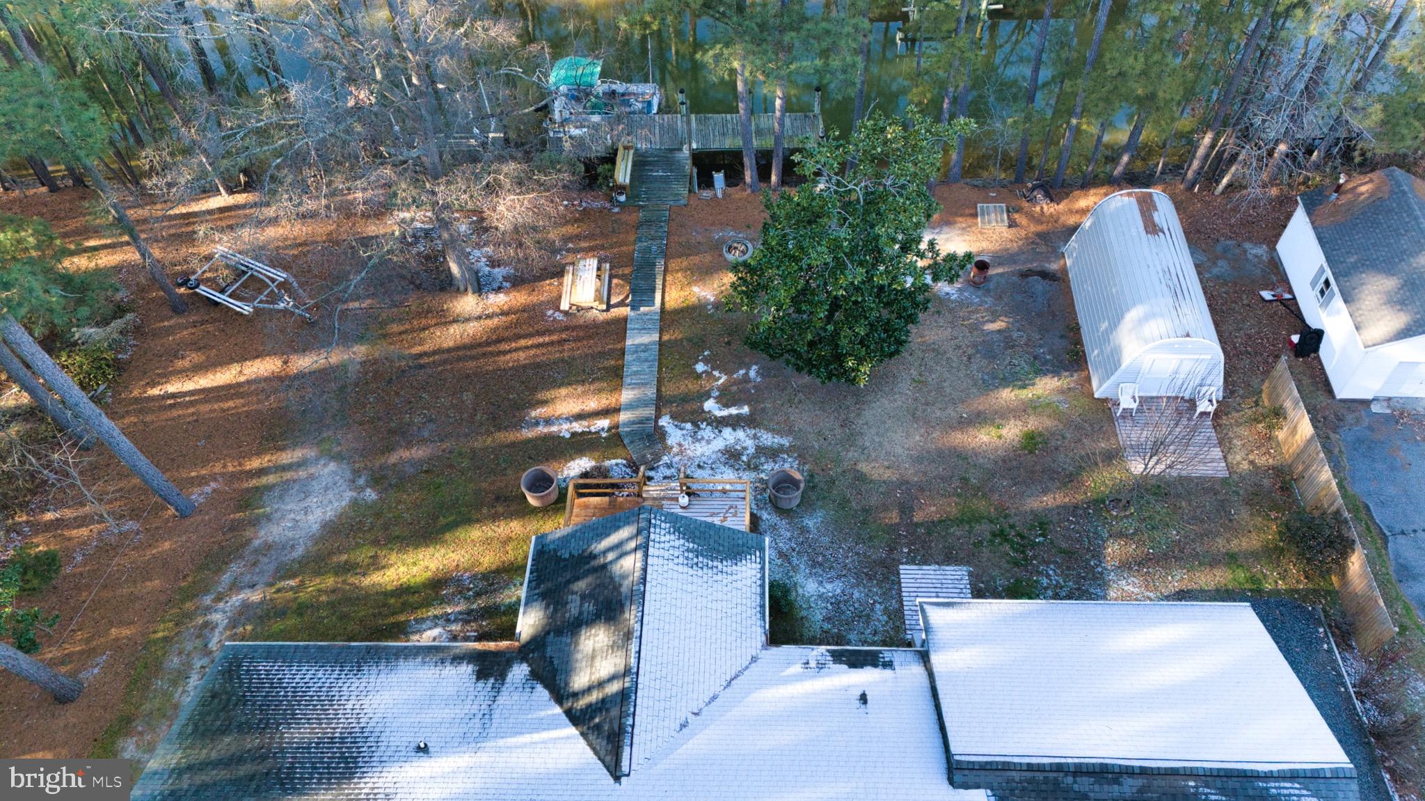 5046 Manokin Road Crisfield, MD 21817 - Photo 64 of 72 Aerial Shot with quite the view
