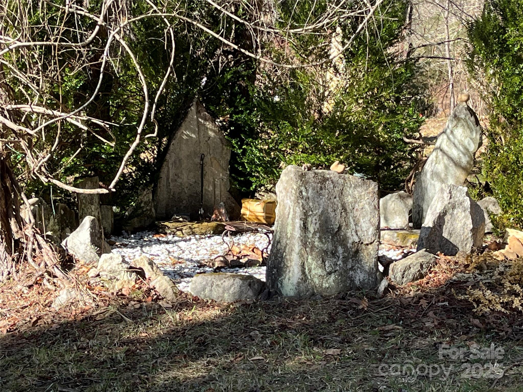 276 Cedar Creek Road Old Fort, NC 28762 - Photo 15 of 20 a backyard of a house with lots of green space